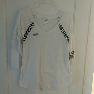 3/4 sleeve zebra shirt